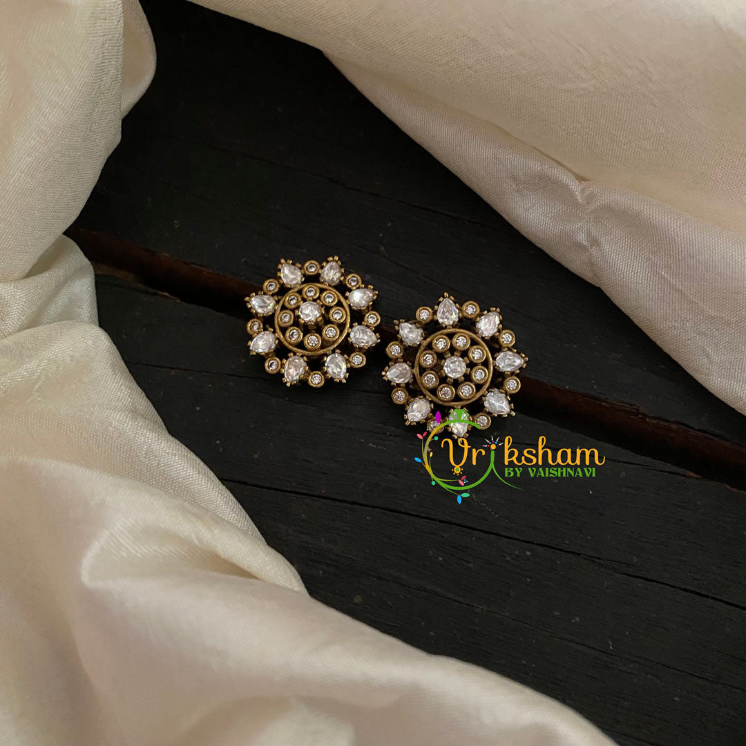 Victorian Diamond Studs -VV805