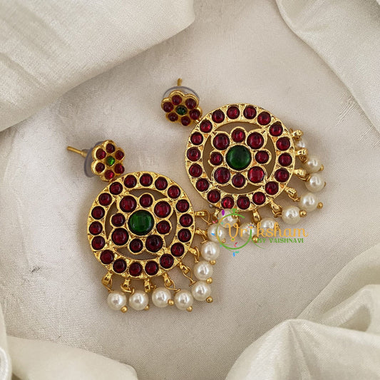 Traditional Kemp Earrings- Red Green-G6850