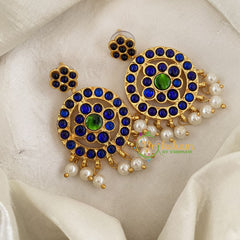 Traditional Kemp Earrings- Blue Green-G6848