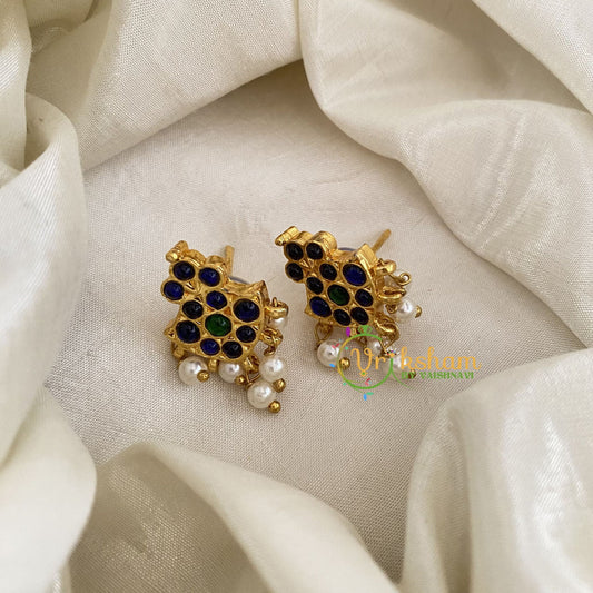 Traditional Kemp Studs-Blue Green-G6889