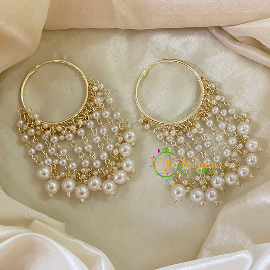 Pearl Designer Kundan Danglers -G8210