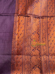 Purple Grey Chinnalampattu Saree-VS573