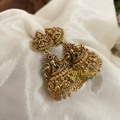 Gold Look Alike Lakshmi Jhumkas -G9122