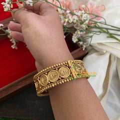 Lakshmi Coin Temple Bangles-Screw Type-G2935