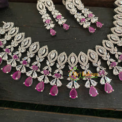 American Diamond Designer Neckpiece -G6947