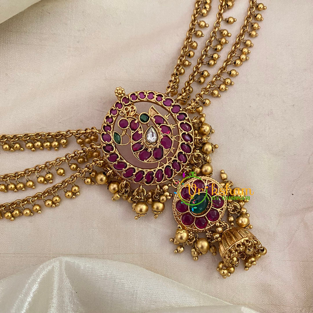 Premium Bun Billai with Side Chains -G9235