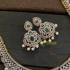 Bridal American Diamond Haram-Green-G6895