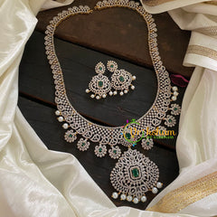 Bridal American Diamond Haram-Green-G6895