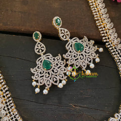 Bridal American Diamond Haram-Green-G6891