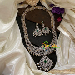 Bridal American Diamond Haram-Green-G6891