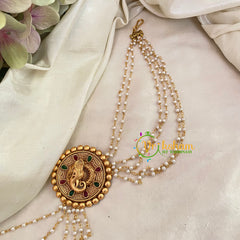 Temple Bun Billai with Side Chains -Ganesh-G9222