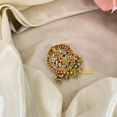 Premium Kemp Single Jada Billai -Bun Billai -Gold Bead-G9191