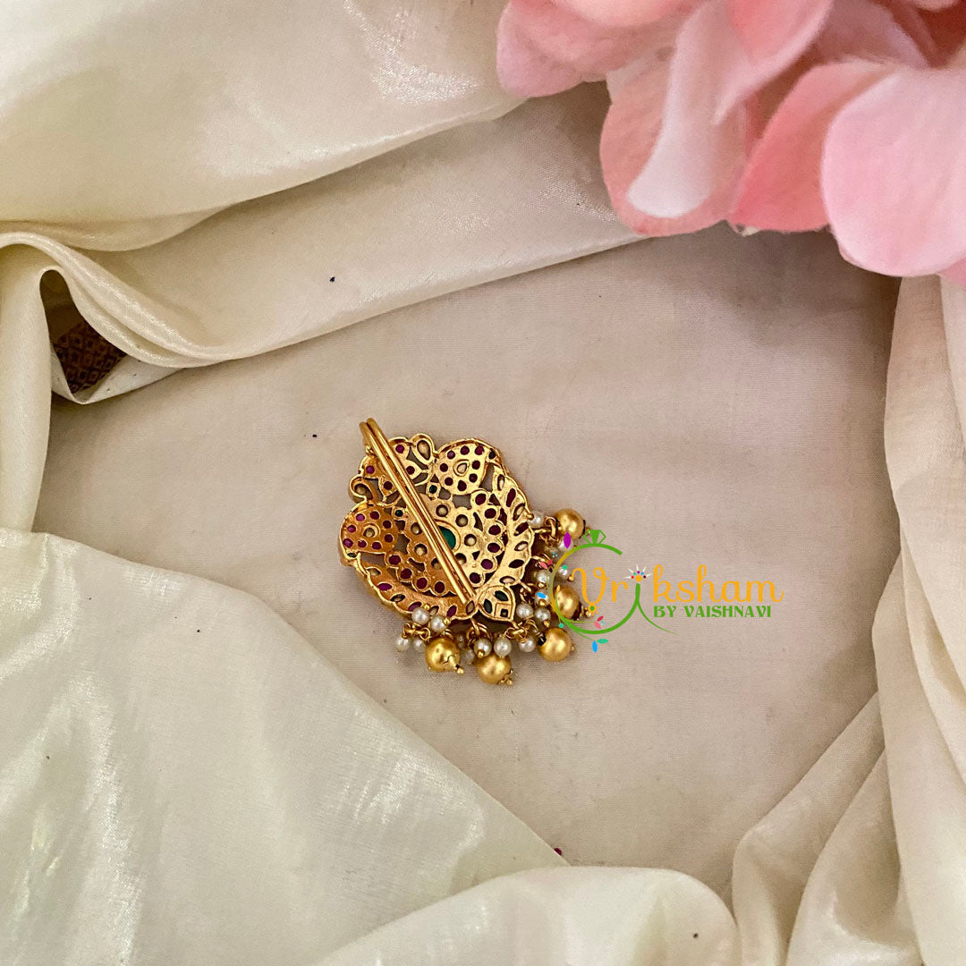 Premium Kemp Single Jada Billai -Bun Billai-Gold Bead -G9180