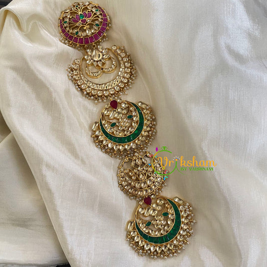 Precious Jadau Kundan Bridal Jada Billai-Hair Accessory-J680