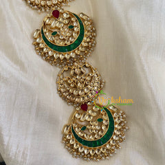 Precious Jadau Kundan Bridal Jada Billai-Hair Accessory-J680