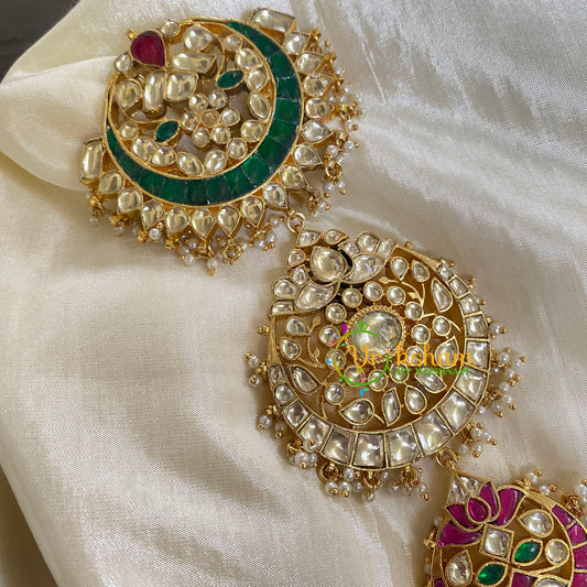 Precious Jadau Kundan Bridal Jada Billai-Hair Accessory-J683