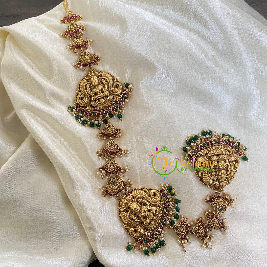 Antique Lakshmi Jada Billai Bridal Hair Accessory-G5858