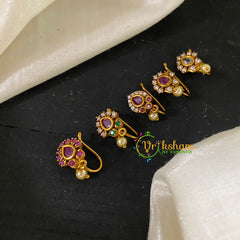 Premium Gold Nath / Nose pin -G9284