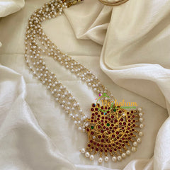 Kemp Pendant Pearl Mala  -G7158