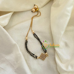 Black Bead Bracelet -Mangalsutra Bracelet-G7218