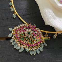 Exquisite Jadau Kundan Hasli Choker -J956