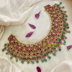 Nakshathra Jadau Kundan High Neck Choker -J992