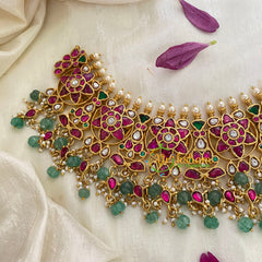 Nakshathra Jadau Kundan High Neck Choker -J992