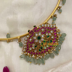 Exquisite Jadau Kundan Hasli Choker -J956