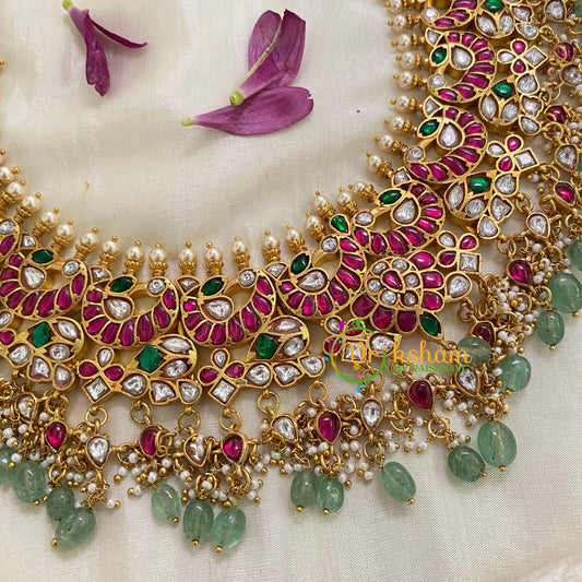 Precious Jadau Kundan Choker Short Neckpiece -J998