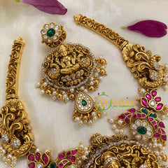 Lakshmi Jadau Kundan Short Neckpiece-J962