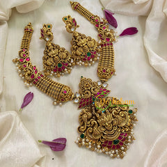 Lakshmi Jadau Kundan Short Neckpiece-J964