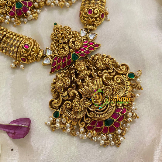 Lakshmi Jadau Kundan Short Neckpiece-J964