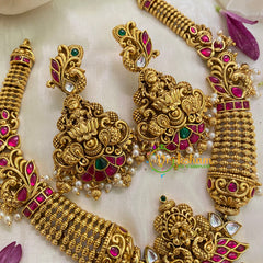 Lakshmi Jadau Kundan Short Neckpiece-J964