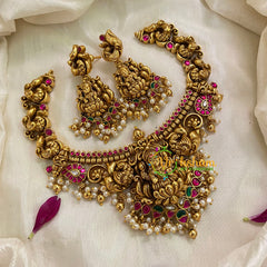 Lakshmi Jadau Kundan Short Neckpiece-J965