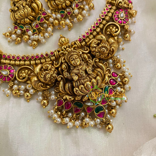 Lakshmi Jadau Kundan Short Neckpiece-J965