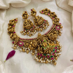 Lakshmi Jadau Kundan Short Neckpiece-J965