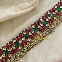 Exquisite Jadau Kundan High Neck Choker - J993