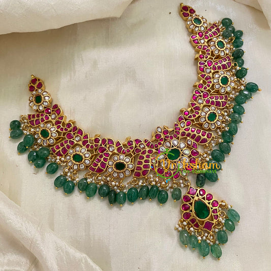 Jadau Kundan Short Neckpiece-J985