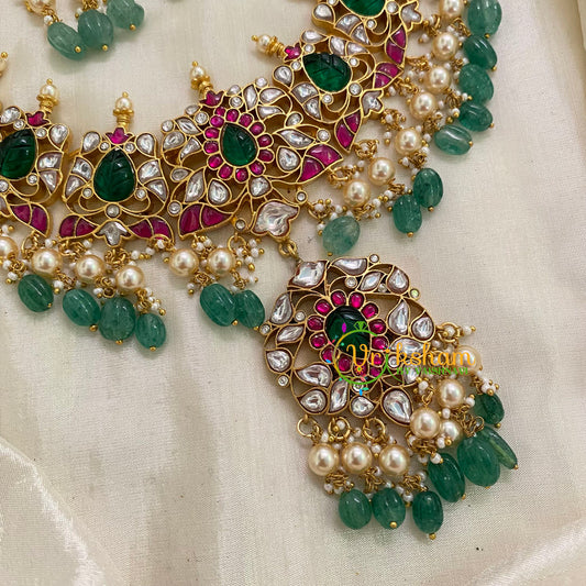 Precious Jadau Kundan Short Neckpiece -J966