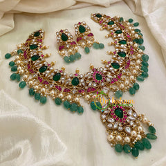 Precious Jadau Kundan Short Neckpiece -J966