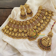 Premium Lakshmi Temple Bridal Set-G7250