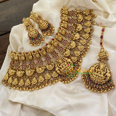 Premium Lakshmi Temple Bridal Set-G7250