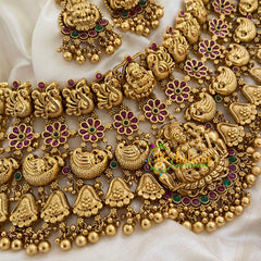 Premium Lakshmi Temple Bridal Set-G7250