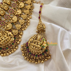 Premium Lakshmi Temple Bridal Set-G7250