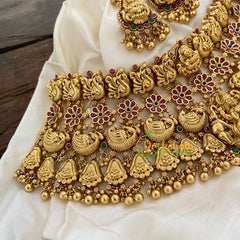 Premium Lakshmi Temple Bridal Set-G7250