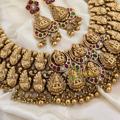 Premium Bridal Lakshmi Temple Neckpiece-G7255