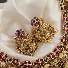 Premium Lakshmi Pendant Short Neckpiece-G7237