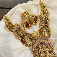 Premium Shiva Parivar Temple Neckpiece-G7256