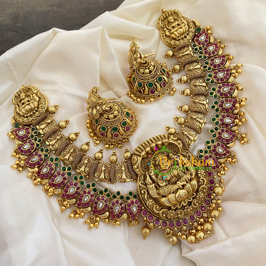 Premium Bridal Lakshmi Temple Neckpiece-G7254