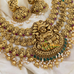 Premium Bridal Lakshmi Temple Neckpiece-G7252